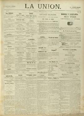 Edición de Febrero 21 de 1885, página 1