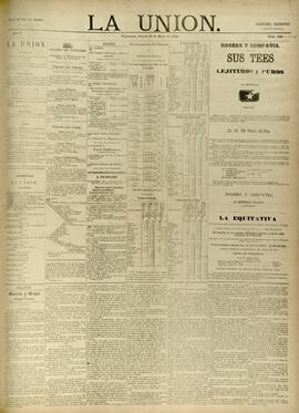 Edición de Mayo 25 de 1885, página 1