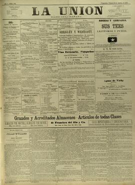 Edición de Agosto 21 de 1885, página 1