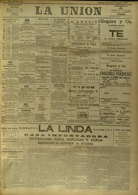 Edición de Agosto 29 de 1888, página 1