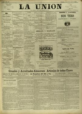 Edición de Agosto 13 de 1885, página 1