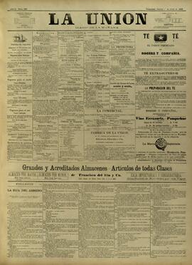 Edición de abril 01 de 1886, página 1