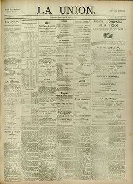 Edición de Abril 30 de 1885, página 1