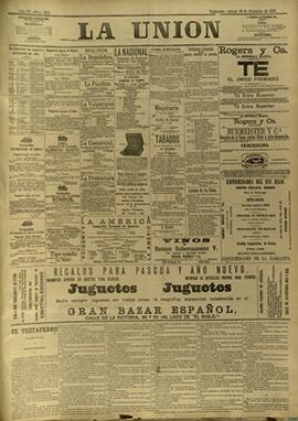 Edición de Diciembre 28 de 1888, página 1