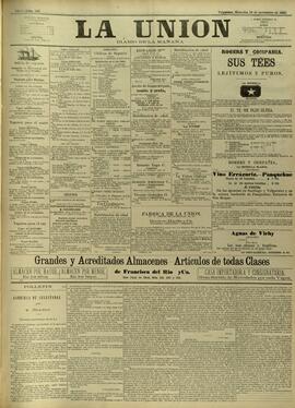 Edición de Noviembre 18 de 1885, página 1