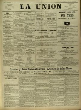 Edición de Agosto 23 de 1885, página 1