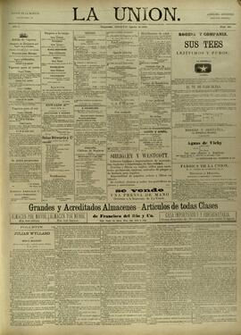 Edición de Agosto 06 de 1885, página 1