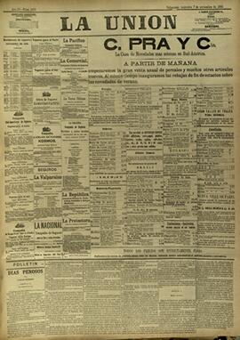 Edición de Noviembre 07 de 1888, página 1