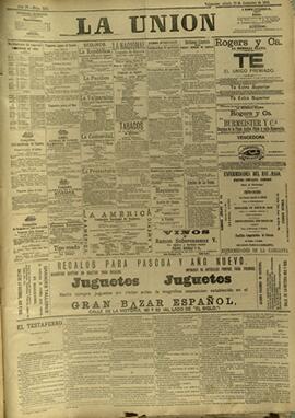 Edición de Diciembre 29 de 1888, página 1