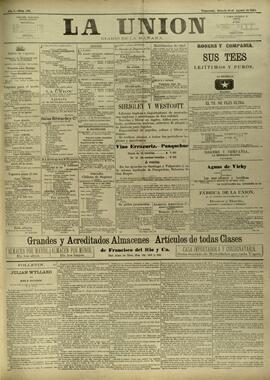 Edición de Agosto 15 de 1885, página 1