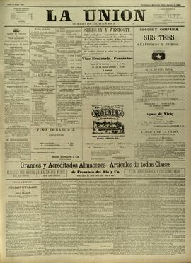 Edición de Agosto 26 de 1885, página 1