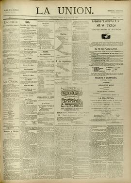 Edición de Mayo 16 de 1885, página 1