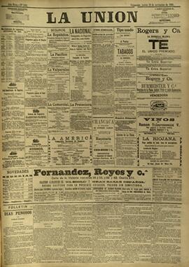 Edición de Noviembre 22 de 1888, página 1