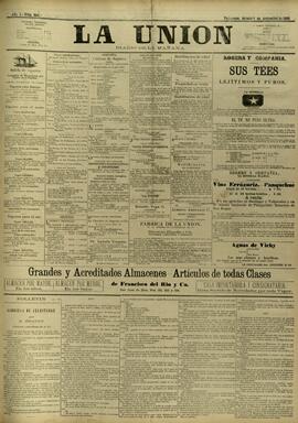 Edición de Noviembre 07 de 1885, página 1