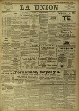 Edición de Noviembre 09 de 1888, página 1
