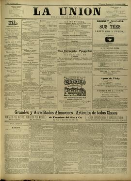 Edición de Octubre 11 de 1885, página 1