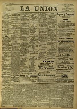 Edición de Abril 28 de 1888, página 1