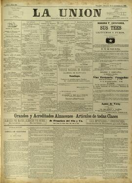 Edición de Noviembre 25 de 1885, página 1