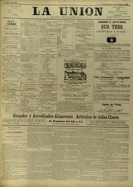 Edición de Diciembre 08 de 1885, página 1