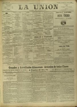 Edición de Agosto 09 de 1885, página 1