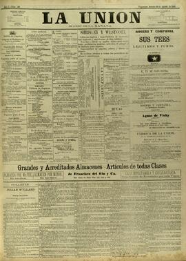 Edición de Agosto 29 de 1885, página 1