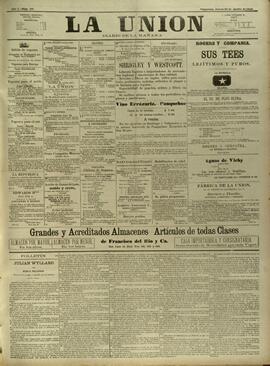 Edición de Agosto 20 de 1885, página 1