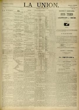Edición de Mayo 27 de 1885, página 1