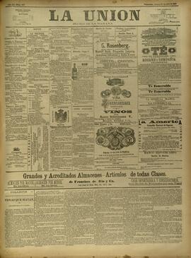 Edición de abril 29 de 1887, página 1