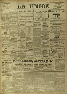 Edición de Noviembre 18 de 1888, página 1