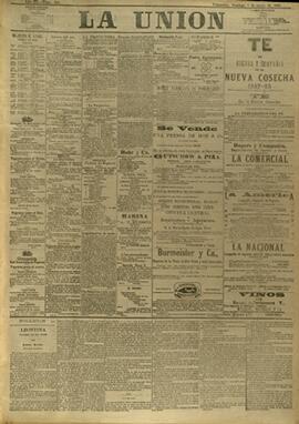 Edición de Enero 08 de 1888, página 1